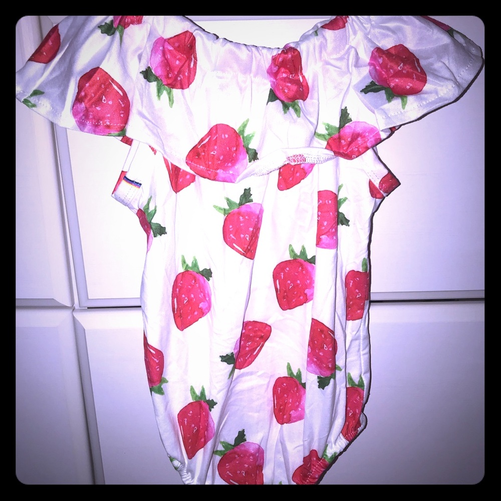 3T Bailey’s Blossoms flutter sleeve romper